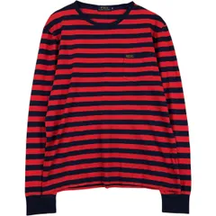 古着 ラルフローレン Ralph Lauren POLO RALPH LAUREN ボーダー柄 ロングTシャツ ロンT メンズM相当/eaa630631