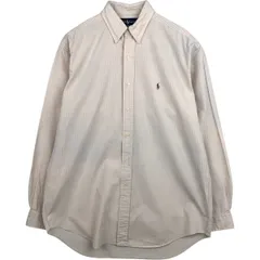 古着 ラルフローレン Ralph Lauren BLAKE 長袖 ボタンダウンストライプシャツ メンズM相当/eaa631288