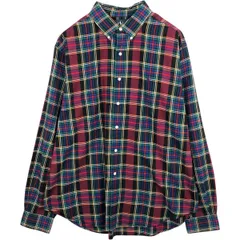 古着 ラルフローレン Ralph Lauren CLASSIC FIT タータンチェック 長袖 ボタンダウンチェックシャツ メンズXL相当/eaa631262