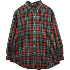 古着 ラルフローレン Ralph Lauren CLASSIC FIT タータンチェック 長袖 ボタンダウンチェックシャツ メンズXL相当/eaa631264