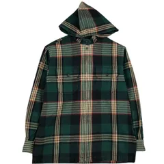 古着 ラルフローレン Ralph Lauren LAUREN ローレン フード付き フルジップ 長袖 コットンチェックシャツ レディースS相当/eaa621120