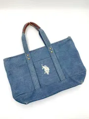 U.S POLO ASSIN ユーエスポロアッスン デニム トート バッグ 水色 ■■レディース