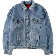 古着 80年代~ リーバイス Levi's オレンジタブ リバーシブル バッファローチェック デニムジャケット Gジャン メンズXXL相当/evb034506