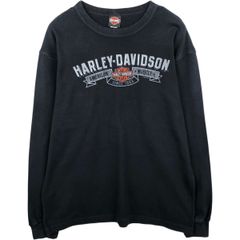 古着 ハーレーダビッドソン Harley-Davidson モーターサイクル サーマルロンT ハニカム USA製 メンズXL相当/eaa632172