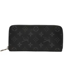 LOUIS VUITTON ルイヴィトン ジッピーウォレットヴェルティカル 長財布 M62295 モノグラムエクリプス ブラック 美品 中古 4a000827