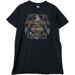 古着 ハーレーダビッドソン Harley-Davidson 鷲柄 イーグル柄 モーターサイクル バイクTシャツ メンズL相当/eaa626039