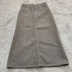APC A.P.C アーペーセー ブラウンデニム　ロングスカート  【サイズ】  S　ロングスカート　ブラウン　レディース　中古　古着のサムネイル