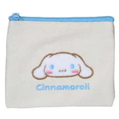 【メール便】シナモロール ミニポーチ 帆布フラットミニポーチ サンリオ 小物入れ キャラクター グッズ 