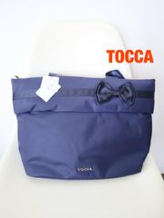 TOCCA マザーズバッグ ネイビー 2way ポーチ付き - メルカリ