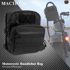 オートバイ用シーシーバーTバーハンドルツールトラベルポーチバッグハーレースポーツスターソフテイルダイナストリートボブ用ユニバーサル