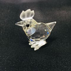 Swarovski クリスタル 置物 ニワトリ ミニチュア - メルカリ