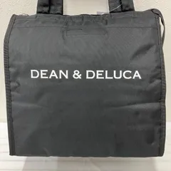 2146　DEAN & DELUCA　ディーンアンドデルーカ　ディーン＆デルーカ　保冷トートバッグ　2way　ブラック　黒　シルバー　大きめ　大容量　レディース　シンプル　きれいめ　カジュアル　レジャー