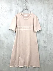 eimy istoire エイミーイストワール 1124231828-0 定価15950円 EIMYロゴニットミニ ワンピース sizeF/ピンク ■■レディース