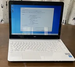 【大容量750GB】NEC LaVie ホワイト/動作良好/バッテリー駆動OK