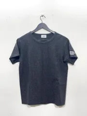 DENIM DUNGAREE デニム ＆ ダンガリー ロゴ スリーブ Tシャツ size L-LARGE（02）/ダークグレー  ■◆レディース