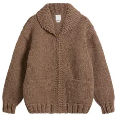 ビズビム メンズ アウター ニット・セーター Visvim Cowichand Knit Brown ブラウンのサムネイル