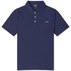 アーペーセー メンズ トップス ポロシャツ ロゴ APC Carter Logo Polo Dark Navy ネイビーのサムネイル