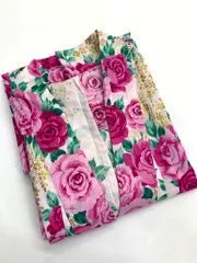 新品 SEIKO MATSUDA 松田聖子プロデュース 浴衣 白×ピンク ■◆◎レディース