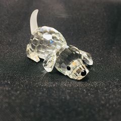 スワロフスキー 伏せビーグル 置物 - メルカリ