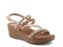 アズーラ レディース シューズ サンダル Azura Hugbug Wedge Sandal Dark Brown ブラウンのサムネイル