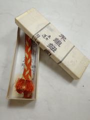 開運】K18ゴールドの根付 ストラップ 金色の鈴 桐箱付き - メルカリ