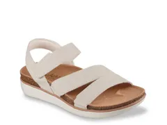 スケッチャーズ レディース シューズ サンダル Skechers Lifted Comfort Dreamy Eyes Wedge Sandal Off White オフホワイト