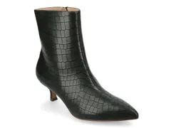 ジャーニー レディース シューズ ブーツ・レインブーツ Journee Arely Bootie Dark Green Croc Print グリーン