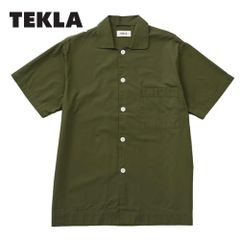 TEKLA テクラ パジャマ ルームウェア Mサイズ 半袖シャツ TRUE NAVY SWE-TN TEKLA テクラ パジャマ ルームウェア Mサイズ 半袖シャツ TRUE NAVY