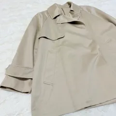 green label relaxing Oggiコラボ トレンチコート 36 ベージュ ミドル丈 ラグラン ゆったり 春アウター 麻混 上品 きれいめ カジュアルのサムネイル