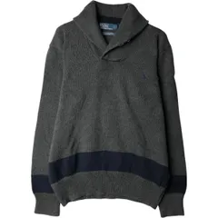 古着 ラルフローレン Ralph Lauren POLO by Ralph Lauren ショールカラー コットンニットセーター メンズM相当/eaa627476