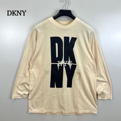 90s DKNY ダナキャラン USA製 白 ロンT - メルカリ