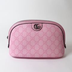 GUCCI グッチ シマ ポーチ ピンク GG柄 小物入れ - メルカリ