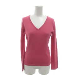 ピンキー&ダイアン ピンダイ PINKY&DIANNE ニット セーター ラメ混 38 ピンク ウール 毛 Vネック 長袖 /MX