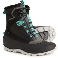 エディー バウアー レディース シューズ ブーツ・レインブーツ Eddie Bauerainier Ice Trek Snow Boots For Women Black ブラックのサムネイル