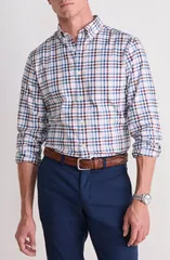 ヴァインヤードヴァインズ メンズ トップス シャツ ダウン vineyard vines MonomoyTattersall Classic Fit Stretch Poplin ButtonDown