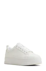 アルド レディース シューズ スニーカー プラットフォーム ALDO Chicomfort Platform Sneaker Open White ホワイトのサムネイル