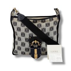 良品】ロエベLOEWEリピートアナグラム正規品ワンショルダーバッグ鑑定 