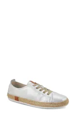 スプリングステップ レディース シューズ サンダル スニーカー Spring Step Eloya Espadrille Sneaker Silver Metallic シルバー