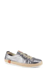 スプリングステップ レディース シューズ サンダル スニーカー Spring Step Eloya Espadrille Sneaker Blue Metallic ブルー