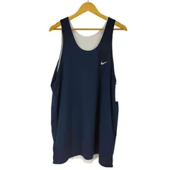 ナイキ NIKE 90-00S 黒タグ センター スウッシュ刺繍 Vネック ノースリーブ メンズ  XXL