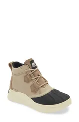 ソレル レディース シューズ ブーツ・レインブーツ SOREL Out N About IV Classic Waterproof Duck Boot Omega Taupe Black ブラック