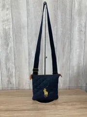 POLO ポロ ショルダーバック  キルティング  ネイビー 平塚店　衣料品　　㉜