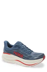ホカオネオネ メンズ シューズ スニーカー HOKA Bondi 9 Running Shoe Thunder Cloud Vermillion