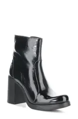 フライロンドン レディース シューズ ブーツ・レインブーツ ヒール Fly London Siju Block Heel Bootie 000 Black ブラック