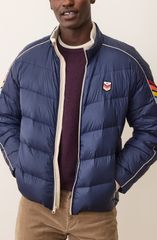 マリーン レイヤー メンズ アウター ジャケット・ブルゾン Marine Layer Bode Wateresistant Puffer Jacket Navy ネイビー