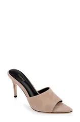 ラジャンス レディース シューズ ヒール サンダル LAGENCE Lolita Pointed Toe Sandal Cappuccino Suede