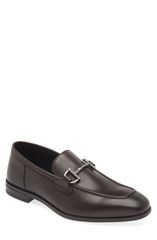 スチュアート ワイツマン メンズ シューズ ローファー Stuart Weitzman Simon Twistbit Loafer Dark Brown ブラウン