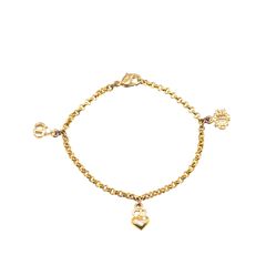 Dior ディオール CDロゴ ブレスレット エンブレムラインストーン433