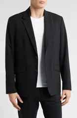ラグアンドボーン メンズ アウター ジャケット・ブルゾン ウール コート rag bone Butler Wool Blend Ripstop Sport Coat Black ブラック