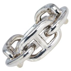 HERMES エルメス ルカデ シェーヌダンクル スカーフリング シルバー